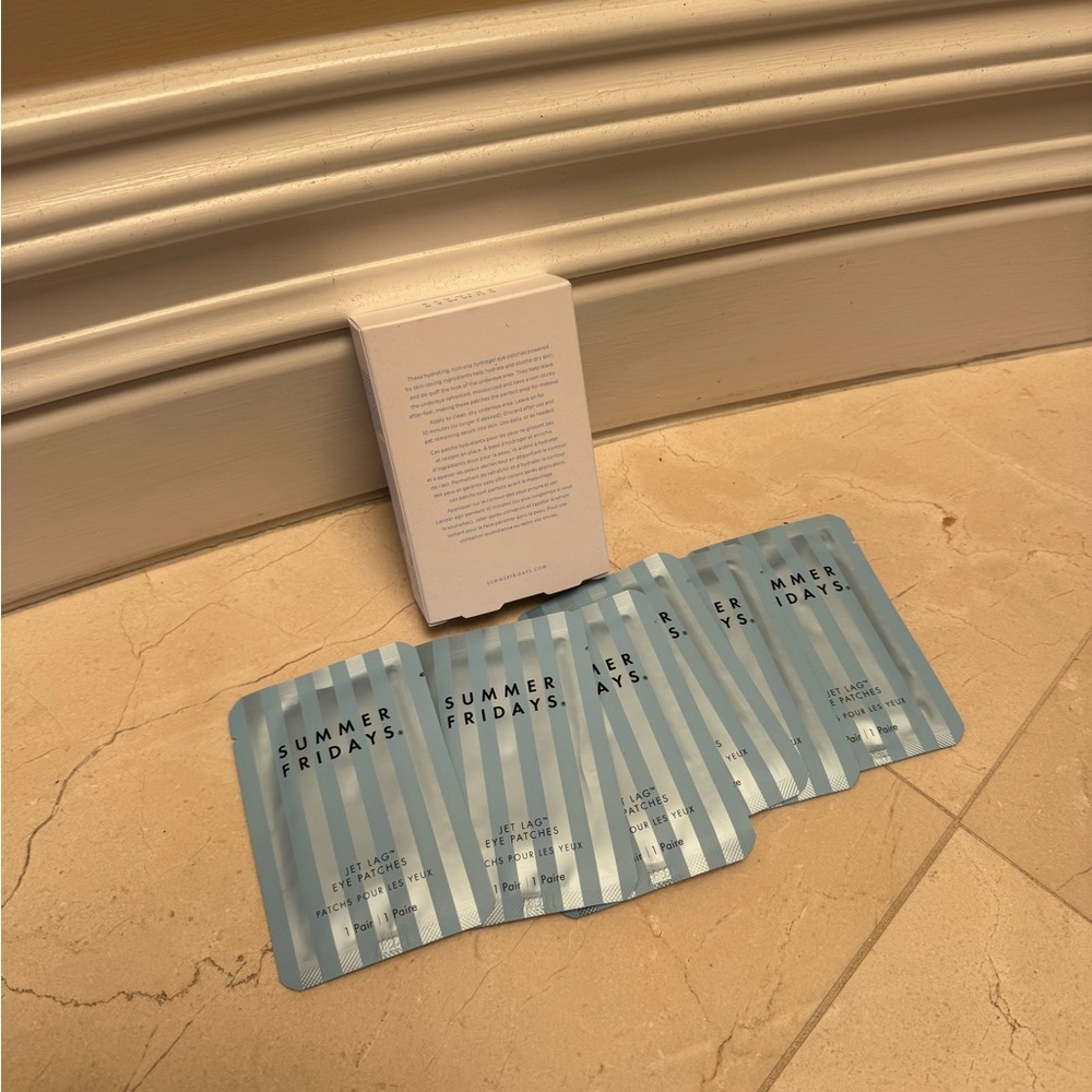 BRAND NEW UNOPENED Summer Fridays Jet Lag Eye Patches — Pack of 6 - Picture 2 of 3